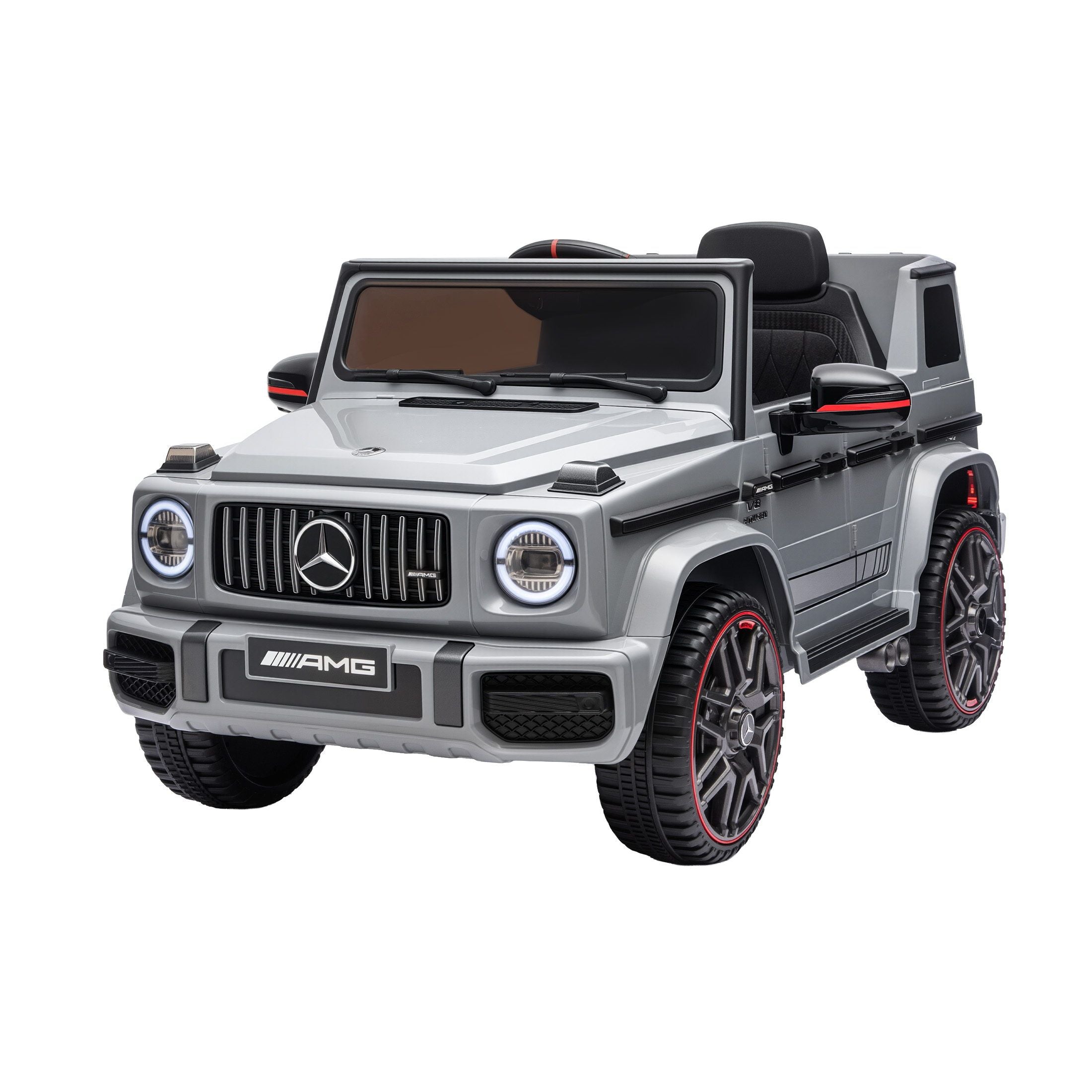 Kids Electric Ride On Car G63 Toy Cars Remote Control Grey
