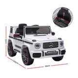 Ride On Cars: Kids Electric Ride On Car G63 Toy Cars Remote Control White