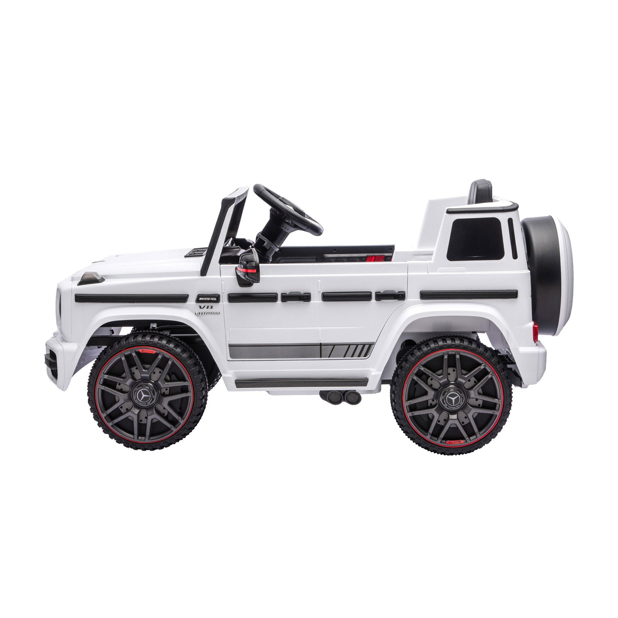 Ride On Cars: Kids Electric Ride On Car G63 Toy Cars Remote Control White
