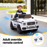 Ride On Cars: Kids Electric Ride On Car G63 Toy Cars Remote Control White