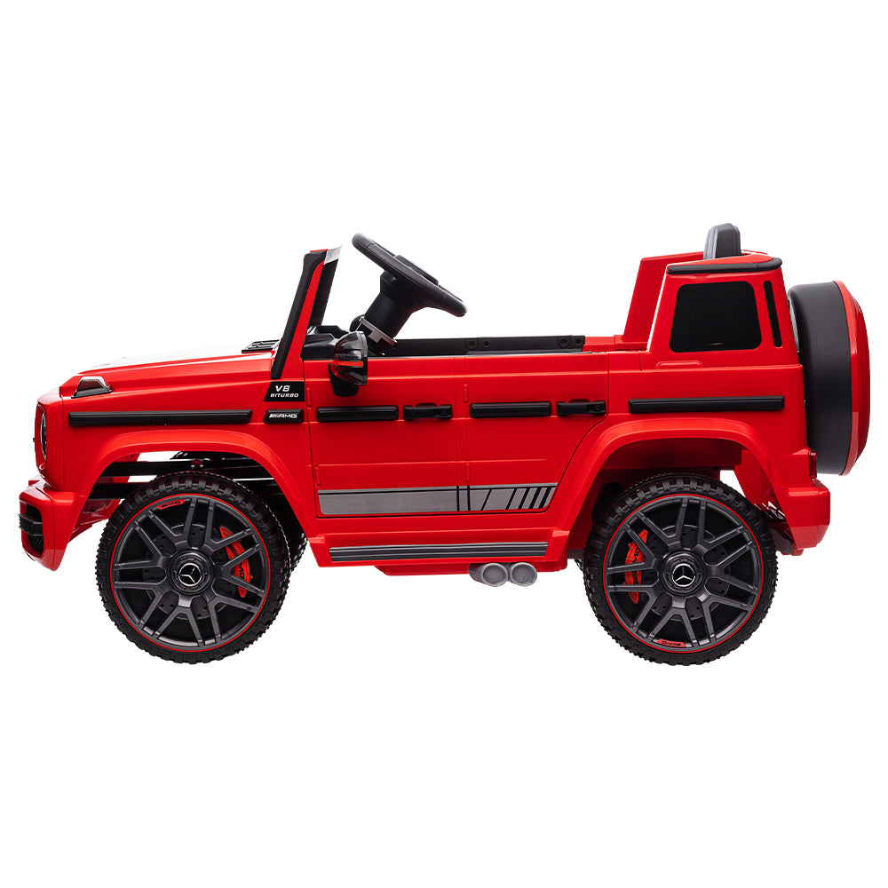 Ride On Cars: Kids Electric Ride On Car Mercedes-Benz Licensed AMG G63 Toy Cars Remote Red