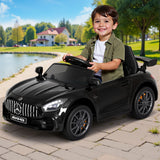 Ride On Cars: Kids Electric Ride On Car Mercedes-Benz AMG GTR Licensed Toy Cars Remote Black