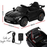 Ride On Cars: Kids Electric Ride On Car Mercedes-Benz AMG GTR Licensed Toy Cars Remote Black