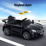Ride On Cars: Kids Electric Ride On Car Mercedes-Benz AMG GTR Licensed Toy Cars Remote Black