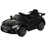 Ride On Cars: Kids Electric Ride On Car Mercedes-Benz AMG GTR Licensed Toy Cars Remote Black