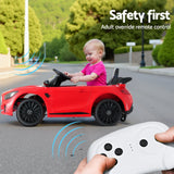 Ride On Cars: Kids Electric Ride On Car Mercedes-Benz AMG GTR Licensed Toy Cars Remote Red
