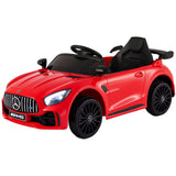 Ride On Cars: Kids Electric Ride On Car Mercedes-Benz AMG GTR Licensed Toy Cars Remote Red