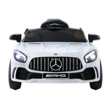 Ride On Cars: Kids Electric Ride On Car Mercedes-Benz AMG GTR Licensed Toy Cars Remote White