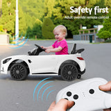 Ride On Cars: Kids Electric Ride On Car Mercedes-Benz AMG GTR Licensed Toy Cars Remote White