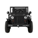 Ride On Cars: Rigo Kids Electric Ride On Car Jeep Military Off Road Toy Cars Remote 12V Black
