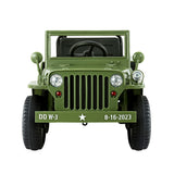 Ride On Cars: Rigo Kids Electric Ride On Car Jeep Military Off Road Toy Cars Remote 12V Olive