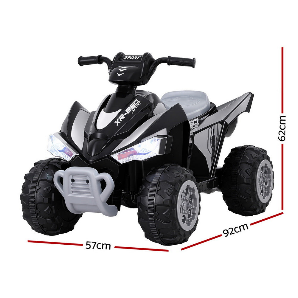 Ride On Cars: Rigo Kids Ride On Car ATV Quad Motorbike Electric Outdoor Toys 12V Black