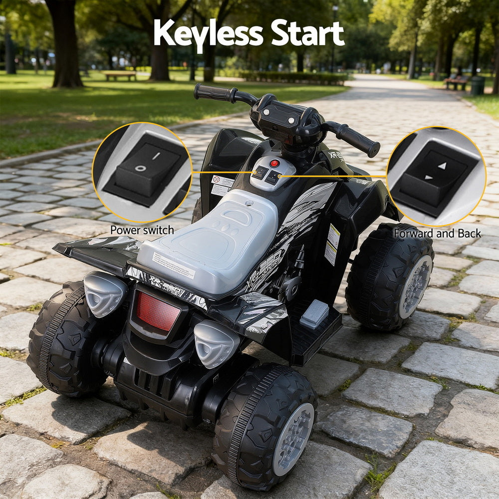 Ride On Cars: Rigo Kids Ride On Car ATV Quad Motorbike Electric Outdoor Toys 12V Black