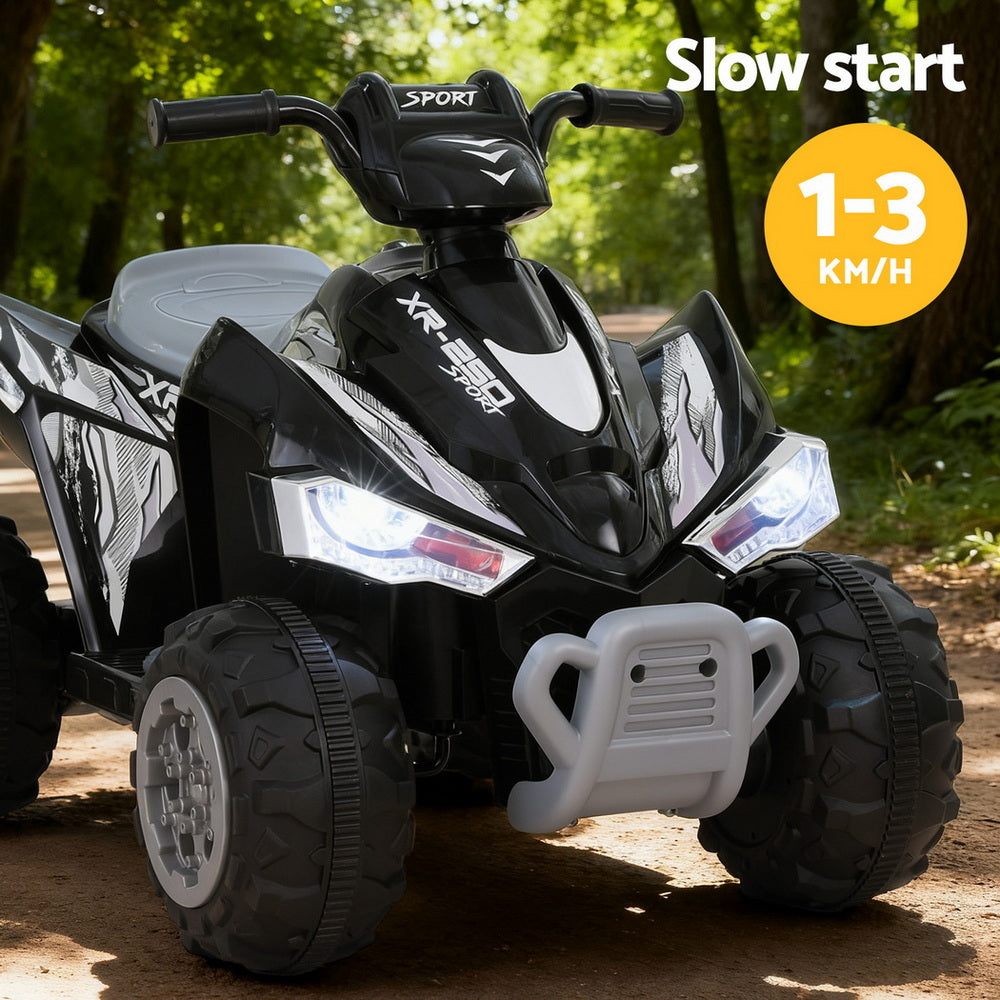 Ride On Cars: Rigo Kids Ride On Car ATV Quad Motorbike Electric Outdoor Toys 12V Black