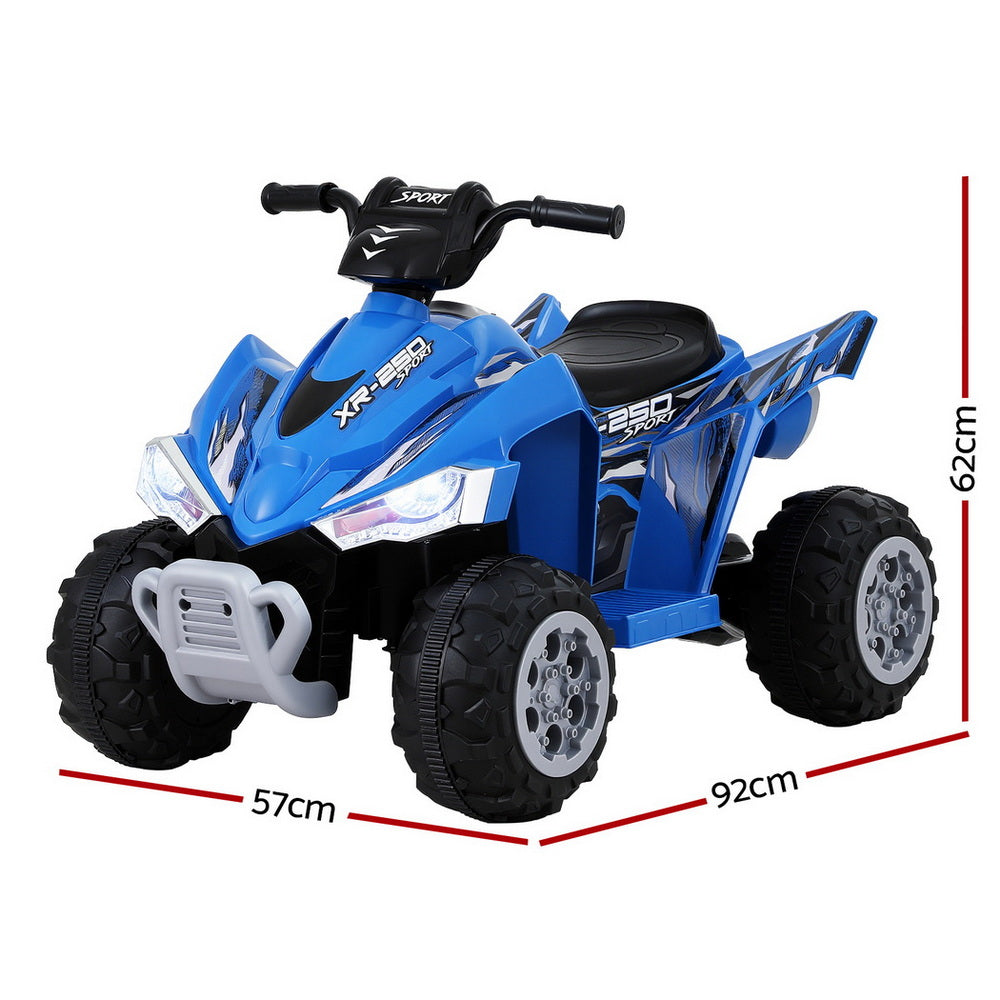 Ride On Cars: Rigo Kids Ride On Car ATV Quad Motorbike Electric Outdoor Toys 12V Blue