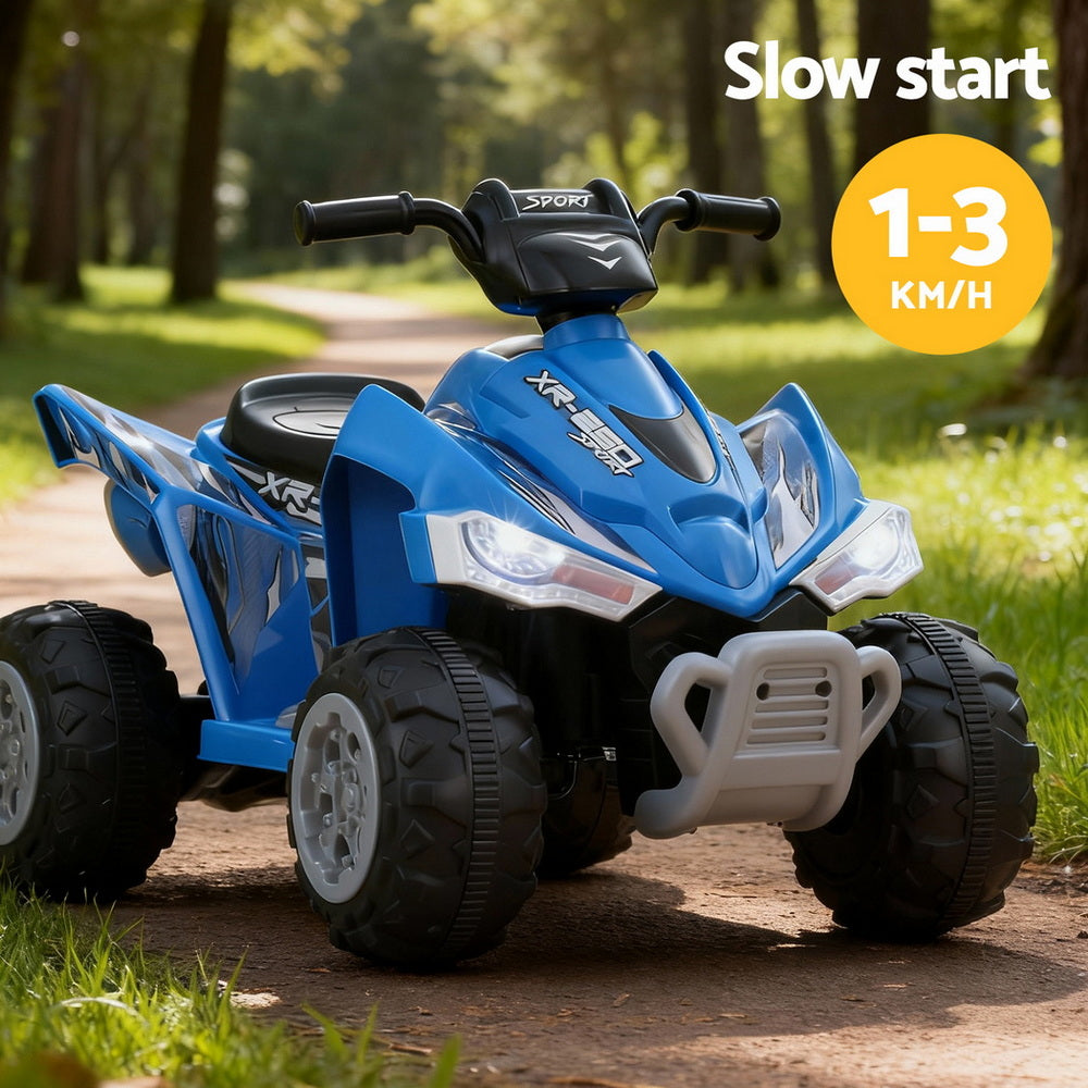 Ride On Cars: Rigo Kids Ride On Car ATV Quad Motorbike Electric Outdoor Toys 12V Blue