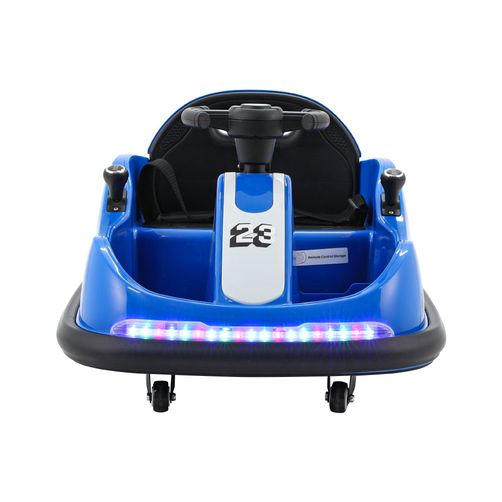 Ride On Cars: Rigo Kids Ride On Car Bumper Kart 6V Electric Toys Cars Remote Control Blue