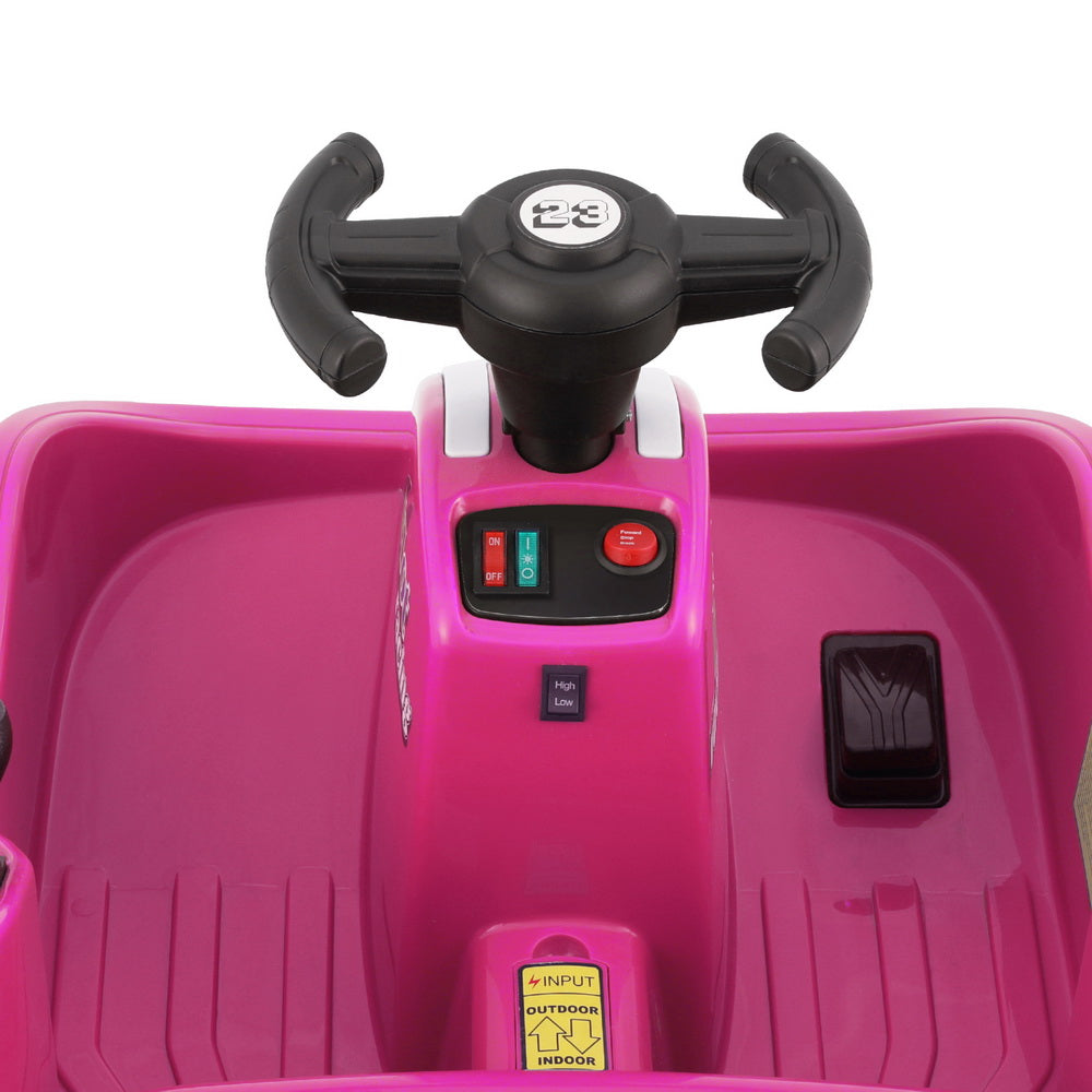 Ride On Cars: Rigo Kids Ride On Car Bumper Kart 6V Electric Toys Cars Remote Control Pink