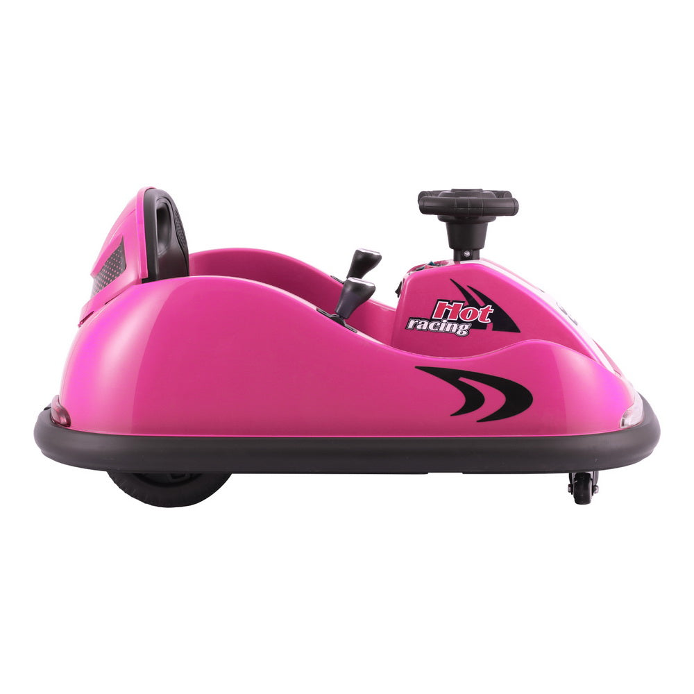 Ride On Cars: Rigo Kids Ride On Car Bumper Kart 6V Electric Toys Cars Remote Control Pink