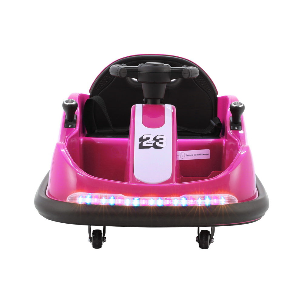 Ride On Cars: Rigo Kids Ride On Car Bumper Kart 6V Electric Toys Cars Remote Control Pink