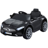Ride On Cars: Kids Electric Ride On Car Licensed Outdoor Toys Cars Music Remote Black