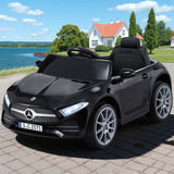 Ride On Cars: Kids Electric Ride On Car Licensed Outdoor Toys Cars Music Remote Black