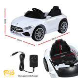 Ride On Cars: Kids Electric Ride On Car Licensed Outdoor Toys Cars Music Remote White