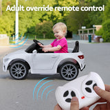 Ride On Cars: Kids Electric Ride On Car Licensed Outdoor Toys Cars Music Remote White
