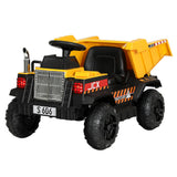 Ride On Cars: Rigo Kids Electric Ride On Car Dumptruck Loader Toy Cars 12V Yellow