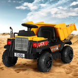 Ride On Cars: Rigo Kids Electric Ride On Car Dumptruck Loader Toy Cars 12V Yellow