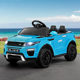 Ride On Cars: Rigo Kids Electric Ride On Car SUV Range Rover-inspired Toy Cars Remote 12V Blue