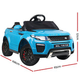 Ride On Cars: Rigo Kids Electric Ride On Car SUV Range Rover-inspired Toy Cars Remote 12V Blue