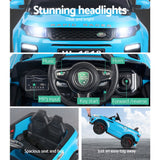 Ride On Cars: Rigo Kids Electric Ride On Car SUV Range Rover-inspired Toy Cars Remote 12V Blue