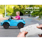 Ride On Cars: Rigo Kids Electric Ride On Car SUV Range Rover-inspired Toy Cars Remote 12V Blue