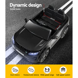 Kids Electric Ride On Car Land Rover Licensed Toy Cars Remote 12V Battery Black