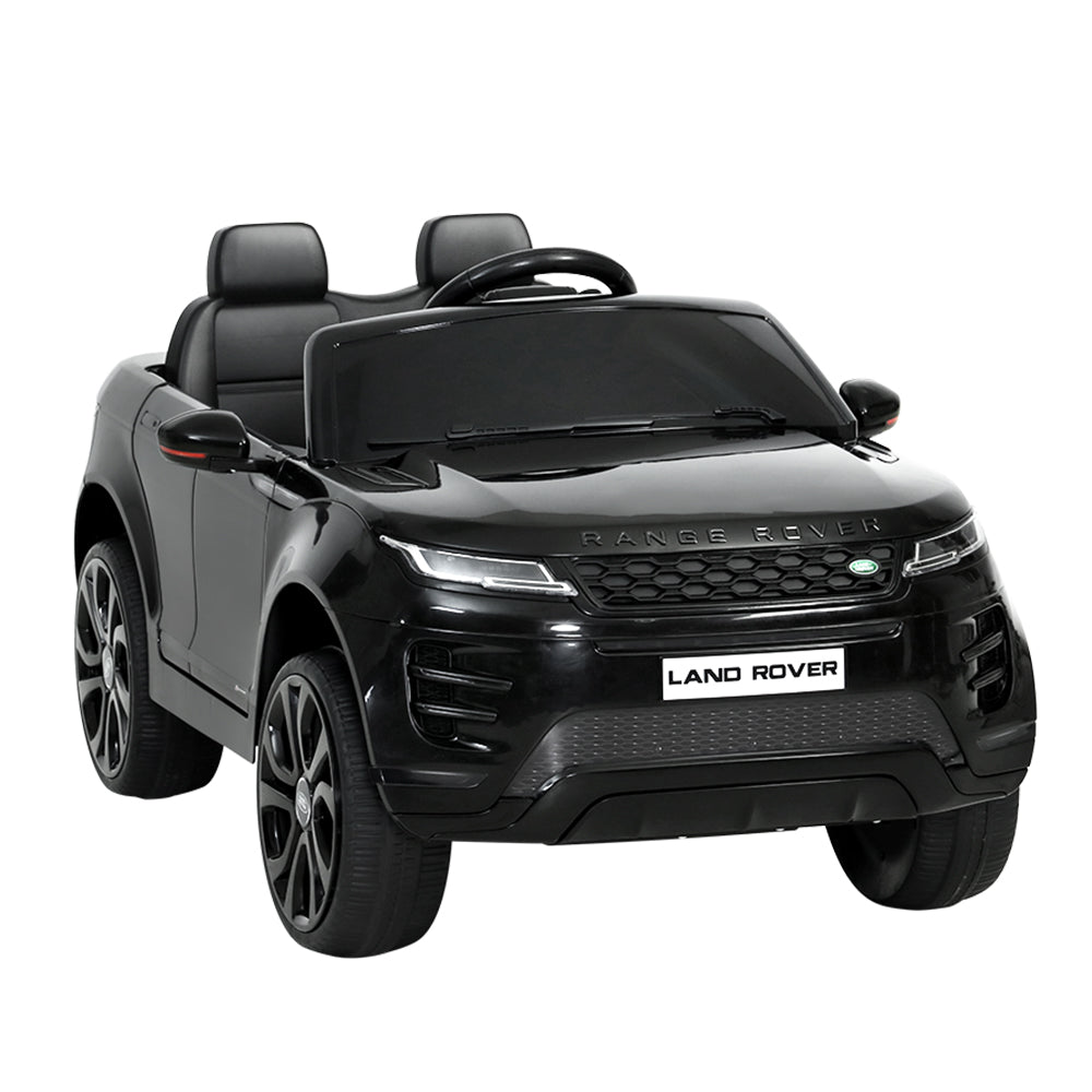 Ride On Cars: Kids Electric Ride On Car Land Rover Licensed Toy Cars Remote 12V Battery Black