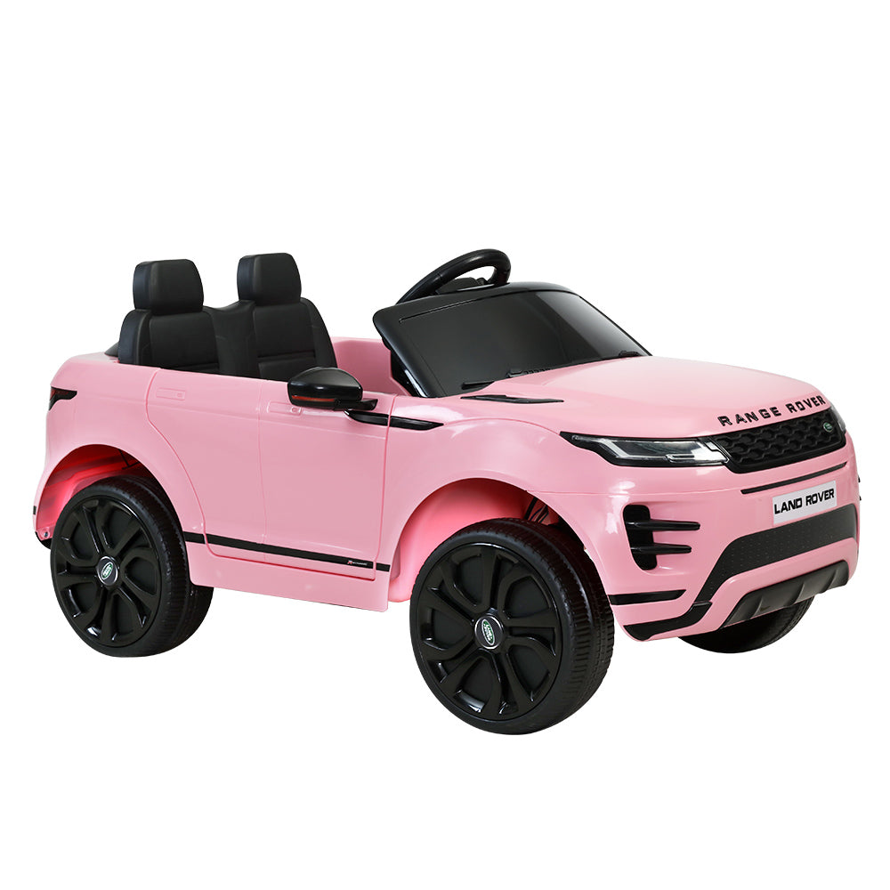 Ride On Cars: Kids Electric Ride On Car Land Rover Licensed Toy Cars Remote 12V Battery Pink