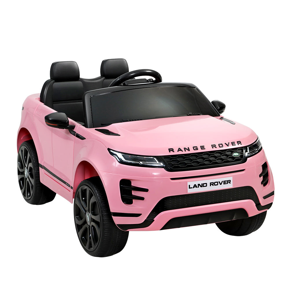 Ride On Cars: Kids Electric Ride On Car Land Rover Licensed Toy Cars Remote 12V Battery Pink