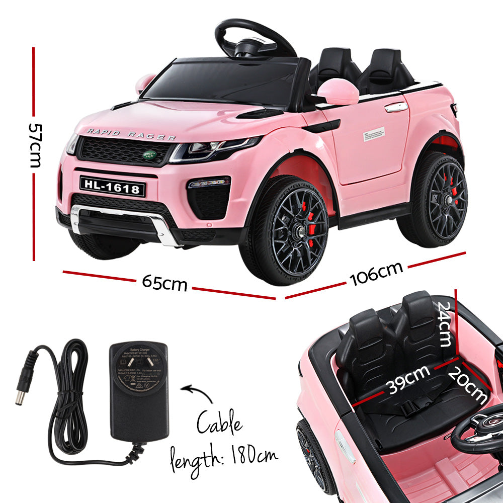 Ride On Cars: Rigo Kids Electric Ride On Car Range Rover-inspired Toy Cars Remote 12V Pink