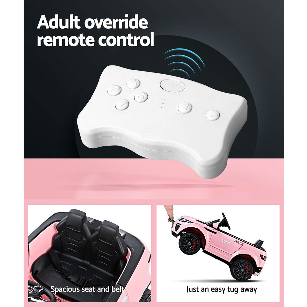 Ride On Cars: Rigo Kids Electric Ride On Car Range Rover-inspired Toy Cars Remote 12V Pink