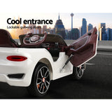 Ride On Cars: Kids Electric Ride On Car Bentley Licensed EXP12 Toy Cars Remote 12V White
