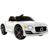 Ride On Cars: Kids Electric Ride On Car Bentley Licensed EXP12 Toy Cars Remote 12V White