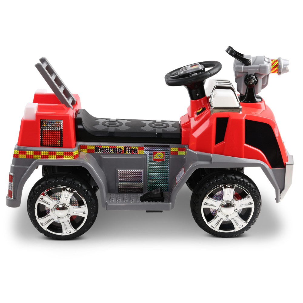 Ride On Cars: Rigo Kids Electric Ride On Car Fire Engine Fighting Truck Toy Cars 6V Red