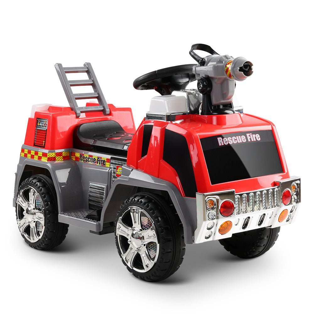 Ride On Cars: Rigo Kids Electric Ride On Car Fire Engine Fighting Truck Toy Cars 6V Red