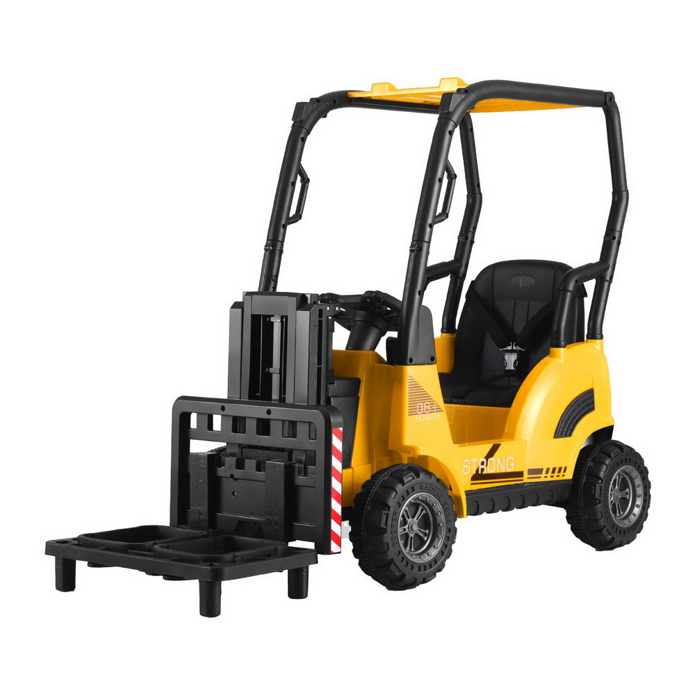 Ride On Cars: Rigo Kids Electric Ride On Car Forklift Loader Toys Cars Horn Remote 12V Yellow