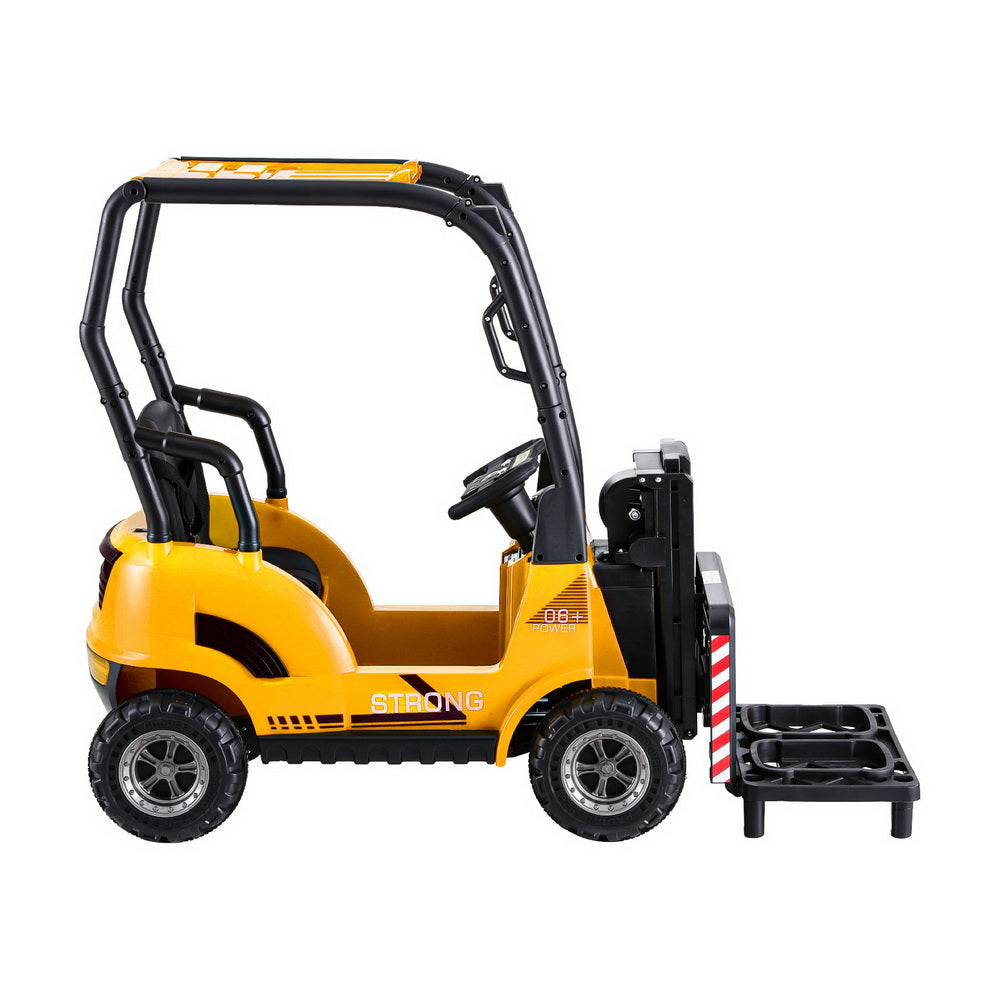 Ride On Cars: Rigo Kids Electric Ride On Car Forklift Loader Toys Cars Horn Remote 12V Yellow