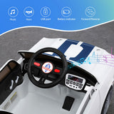 Ride On Cars: Kids Electric Ride On Car Licensed GT350 Outdoor Toys Cars Music Remote White