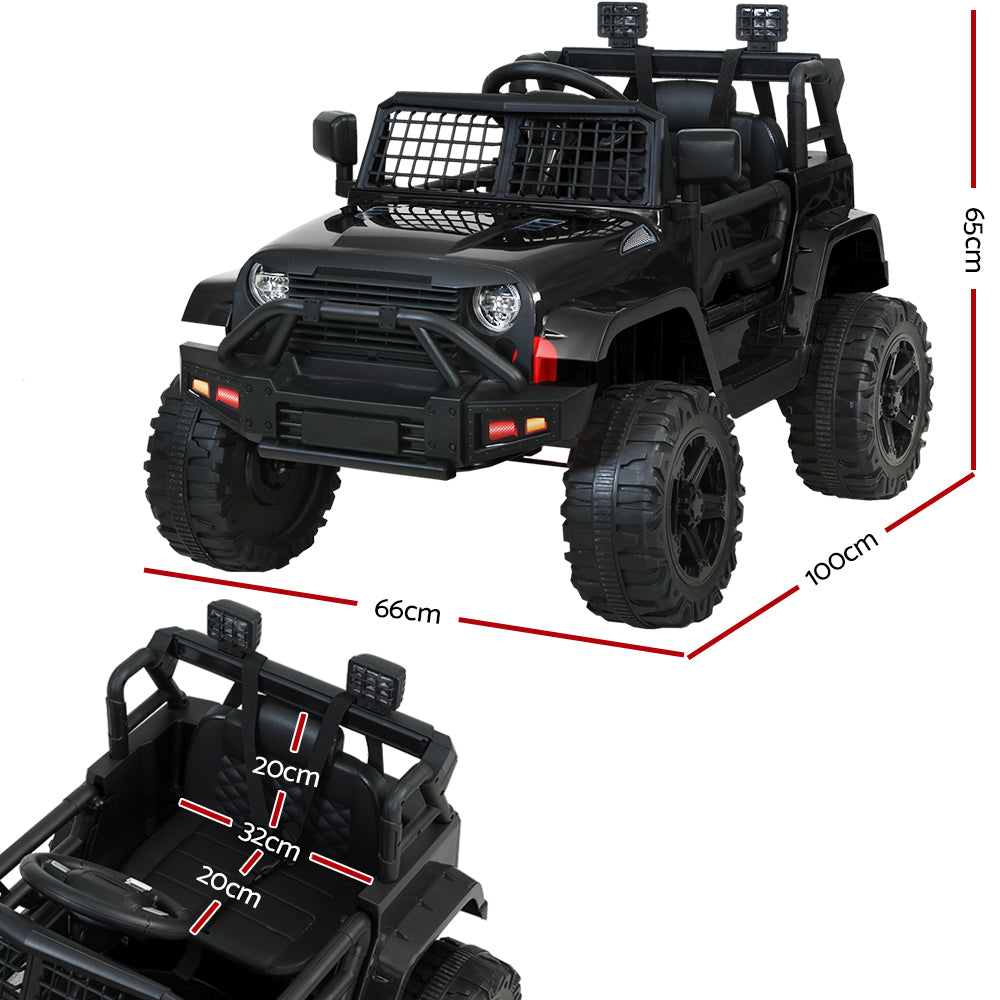 Ride On Cars: Rigo Kids Electric Ride On Car Jeep Toy Cars Remote 12V Black