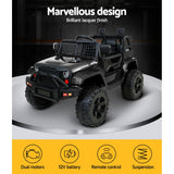Ride On Cars: Rigo Kids Electric Ride On Car Jeep Toy Cars Remote 12V Black