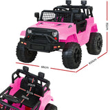 Ride On Cars: Rigo Kids Electric Ride On Car Jeep Toy Cars Remote 12V Pink